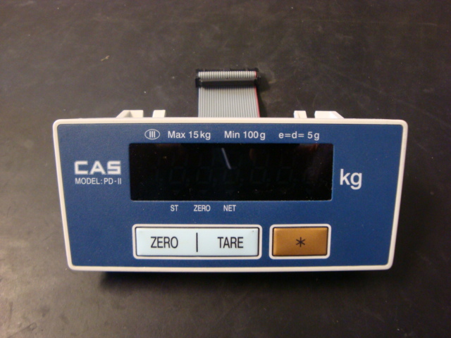 CAS PD-II SCALE DISPLAY SIDE